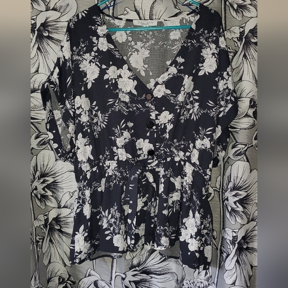 Peplum blouse